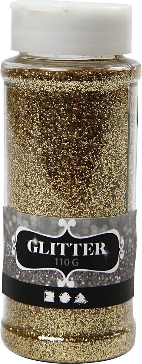 Glitter , goud, 110gr [HOB-51262]